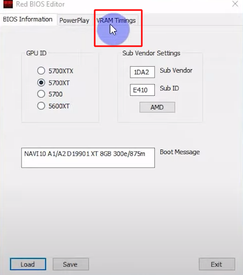 RED BIOS EDITOR (RBE) : Программа для перепрошивки и разгона видеокарт