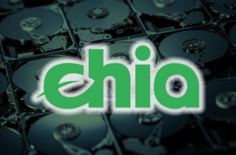 Майнинг криптовалюты Chia XCH — на жестком диске.