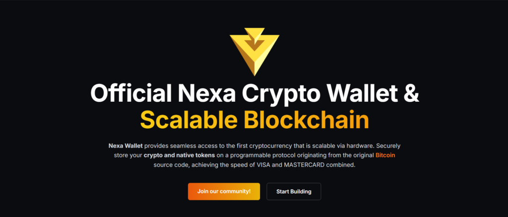 Nexa: Масштабируемость уровня VISA на базе обновленного протокола Bitcoin